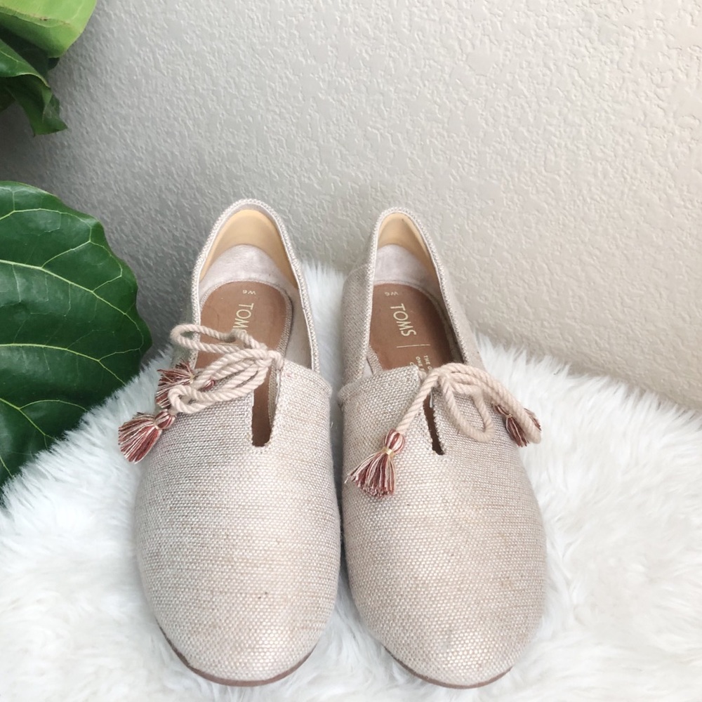 TOMS Kelli Tassel Slip-On Flat